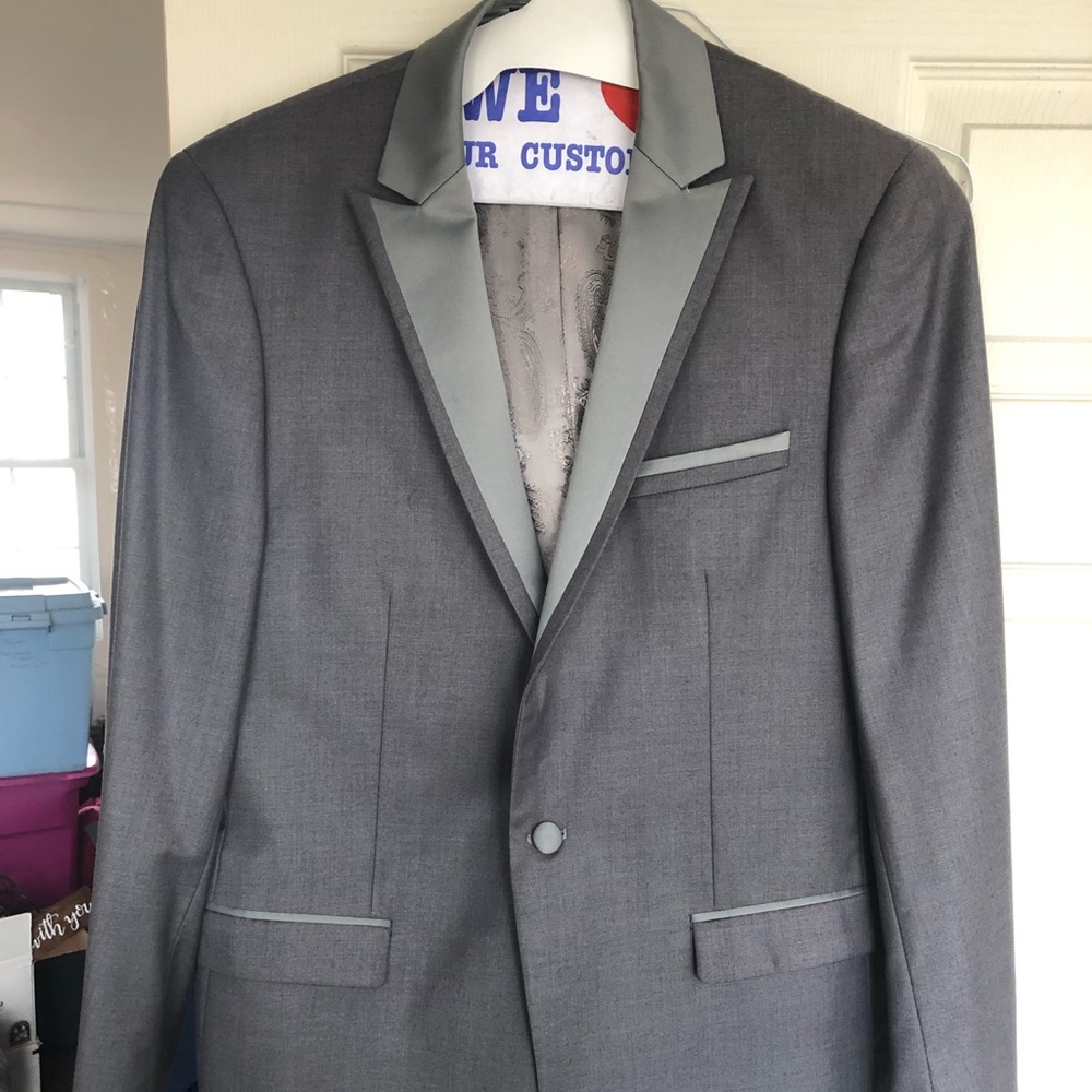 Two piece Bryan Michaels slim-fit tuxedo